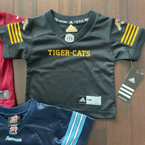 Lot of 3 infant NFL CFL football jerseys - Picture 2 of 4